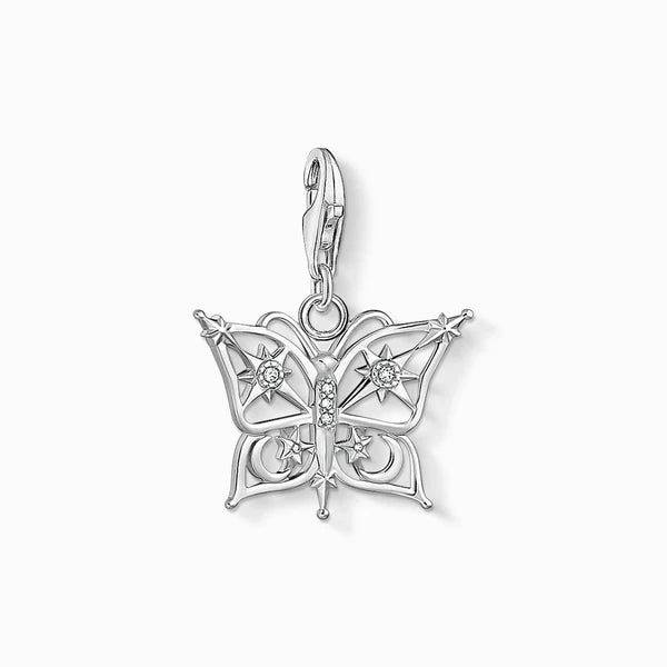 Thomas Sabo Sterling Silver & Cubic Zirconia Butterfly Charm 1852-051-14
