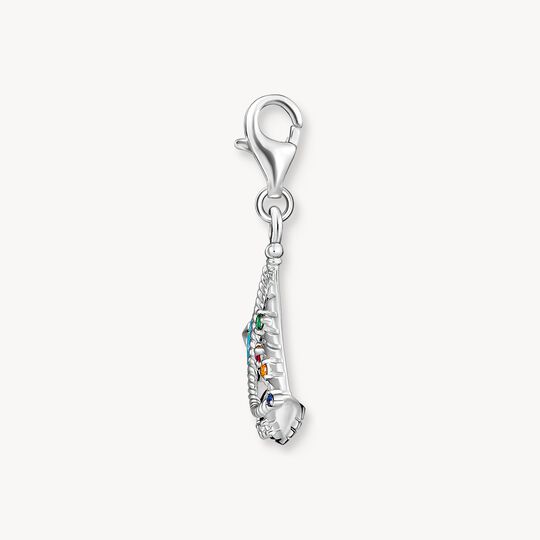 Thomas Sabo Sterling Silver & Cubic Zirconia Turquoise Sailing Boat Charm 1927-340-7