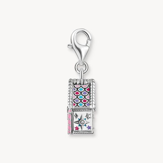 Thomas Sabo Sterling Silver Gingerbread House Charm Pendant 2058-340-7