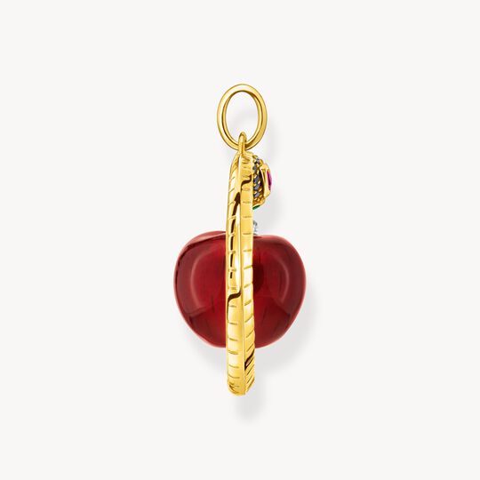 Thomas Sabo Sterling Silver Gold-Plated Apple with Snake PE894-542-7