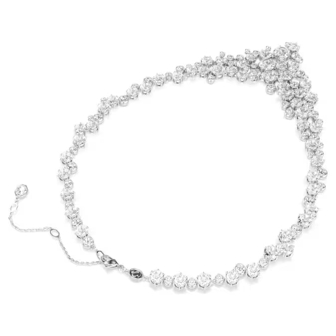 Swarovski Constella Necklace Mixed Cuts, Clasp, White, Rhodium Plated 5732249