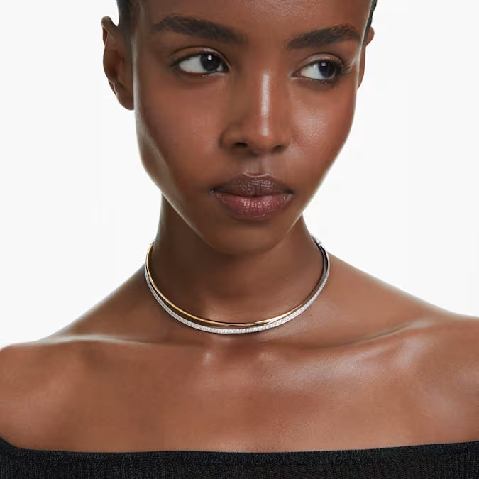 Swarovski Hyperbola Choker Round Cut, White, Mixed Metal Finish 5702408