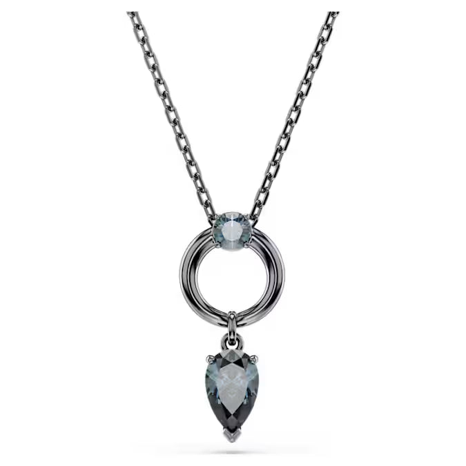 Swarovski Mesmera Pendant Mixed Cuts, Grey, Ruthenium Plated 5732491