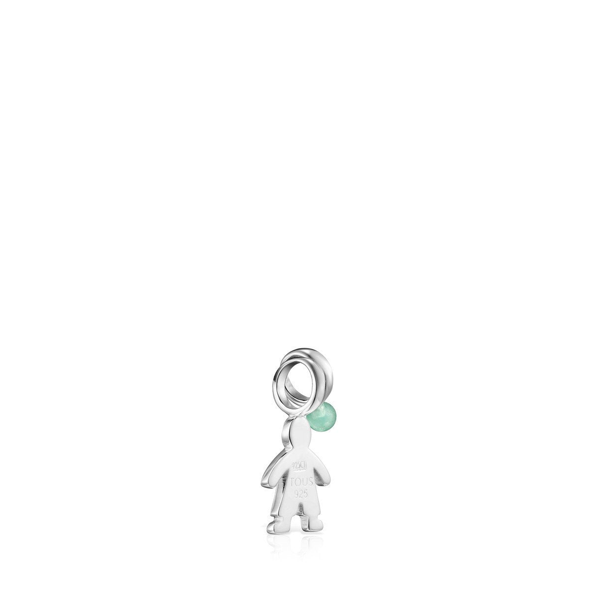 Tous Pack of Silver and Chrysoprase Sweet Dolls boy Pendants 912784530