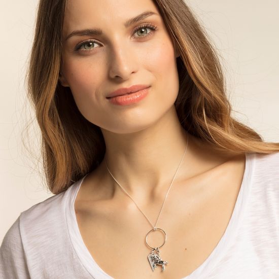 Thomas Sabo Charm Pendant "Heart Pavé" 1568-051-14