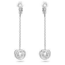 Generation clip earrings White, Rose gold-tone plated 5636508 5636510