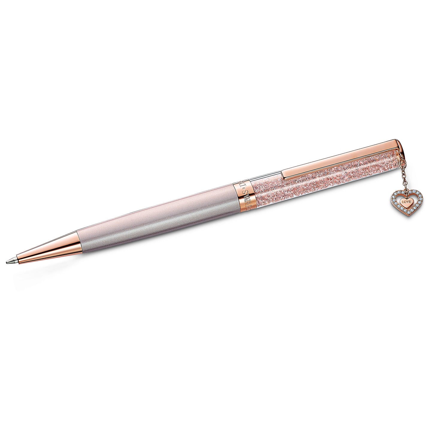 Swarovski Crystalline Ballpoint Pen, Pink, Rose-gold tone plated 5527536