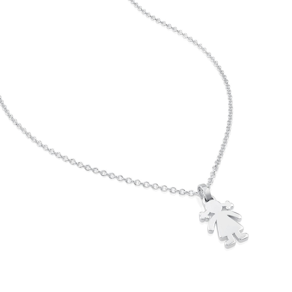 Tous Silver Sweet Dolls Necklace 415904660