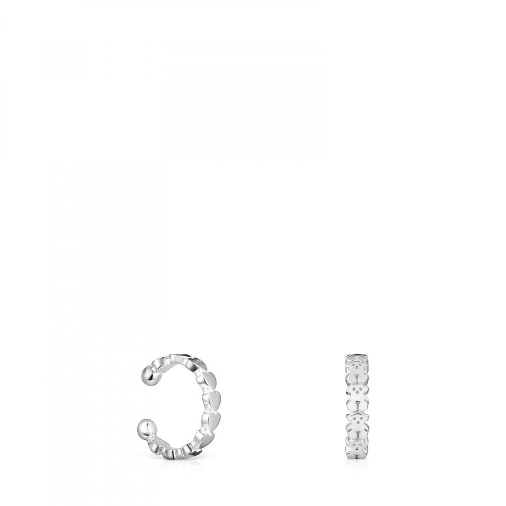 Tous Pack of Silver Straight Earcuffs 912723550
