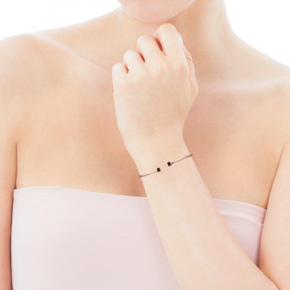Tous Rose Gold Vermeil Motif Bracelet with Spinels 914931500