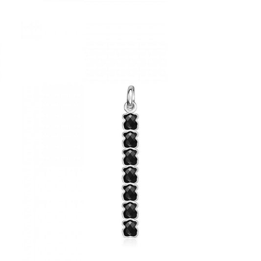 Tous Mini Onix - Color Pendant in Silver with Onyx 918454500