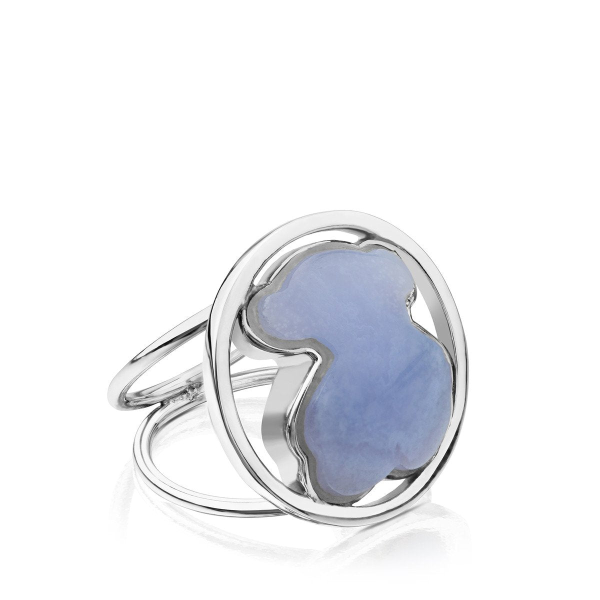 Tous Silver Camille Ring with Chalcedony 712165561