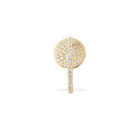 APM Mono Yellow Silver Earring AE9542OXY