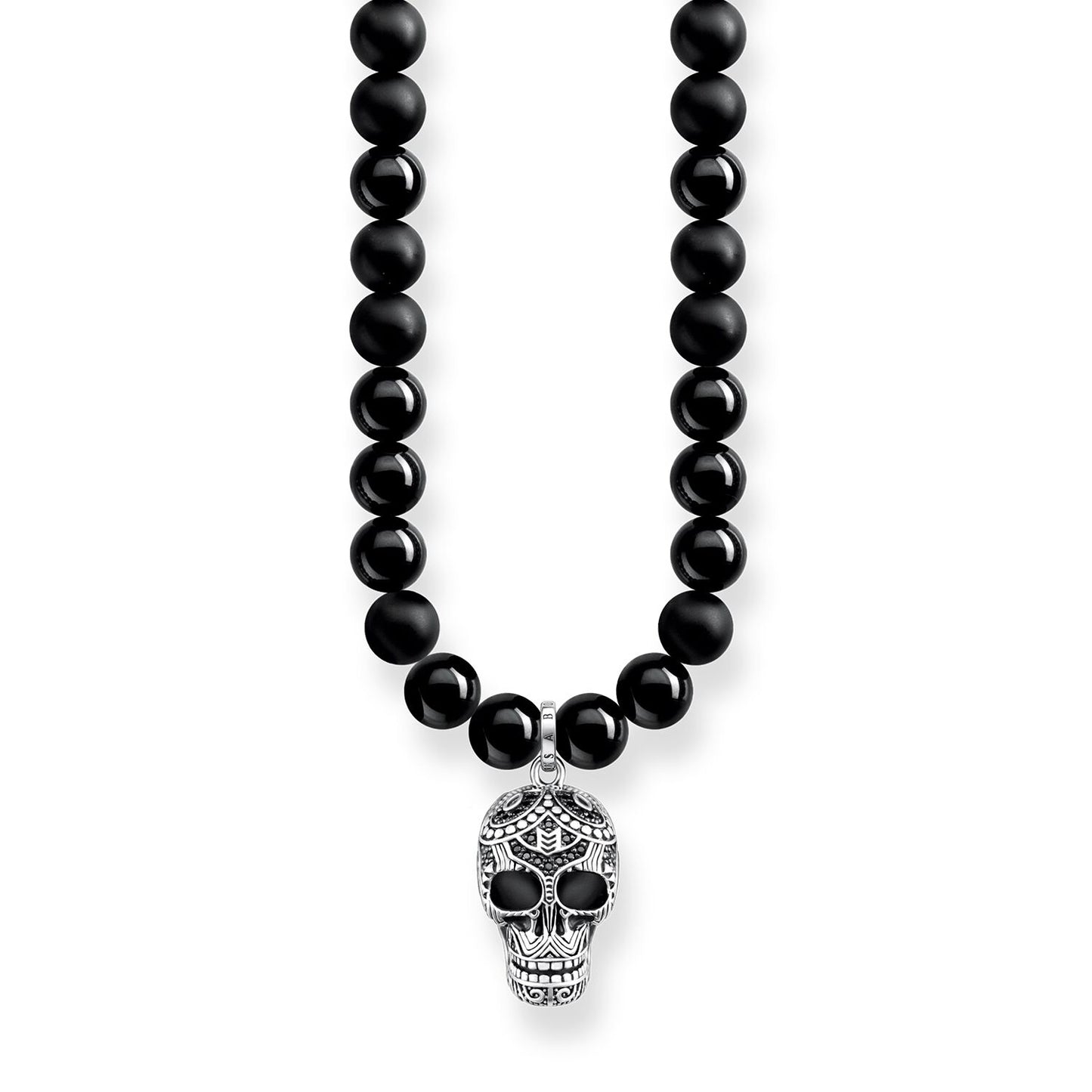 Thomas Sabo Power Necklace Maori Skull Pavé KE1707-705-11-L60