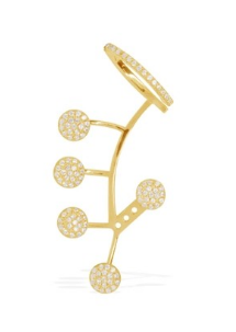 APM Yellow Mono Silver Cuff Earring AE9047OXY