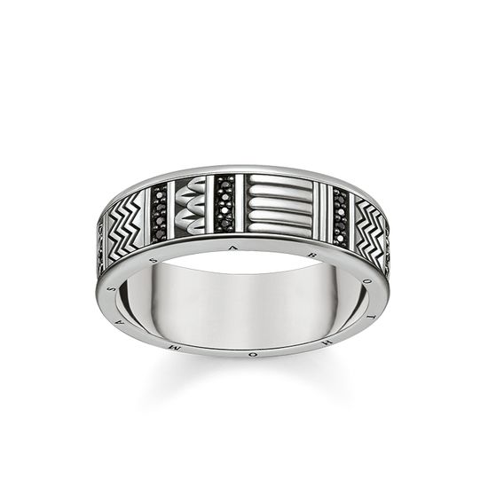Thomas Sabo Unisex Ring Hieroglyphs Ornamentation TR2108-643-11