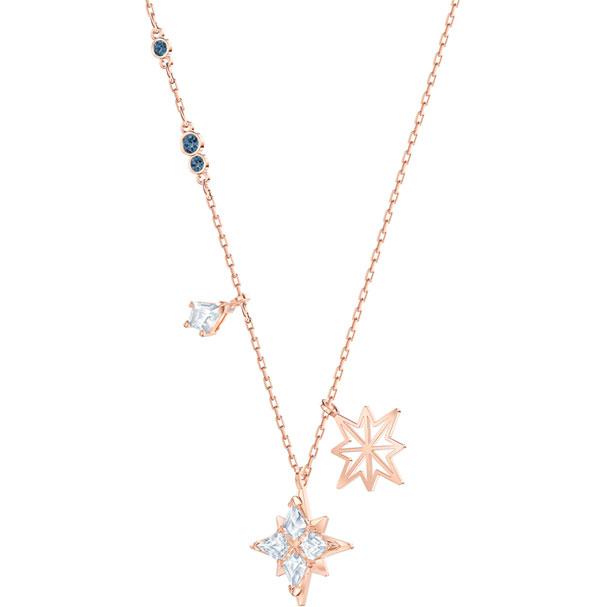 Swarovski Symbolic Star Pendant, White, Rose-gold Tone Plated 5494352