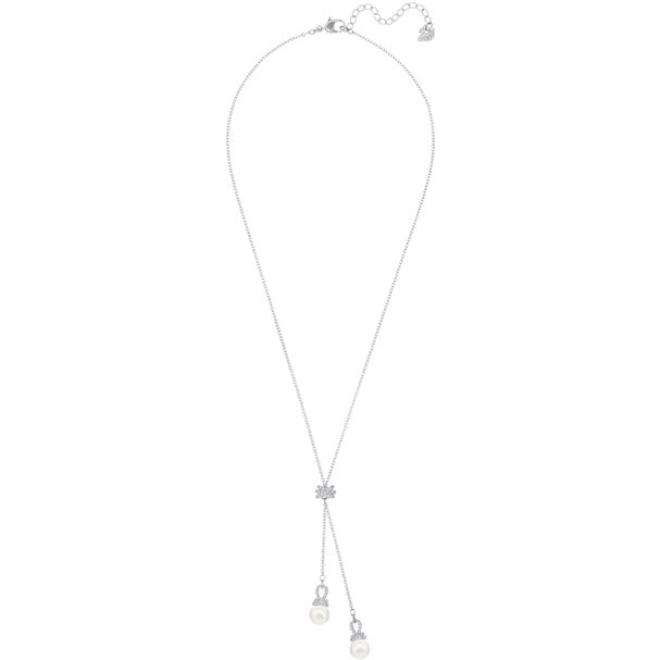 Swarovski Originally Y Necklace, White, Rhodium Plating 5467313