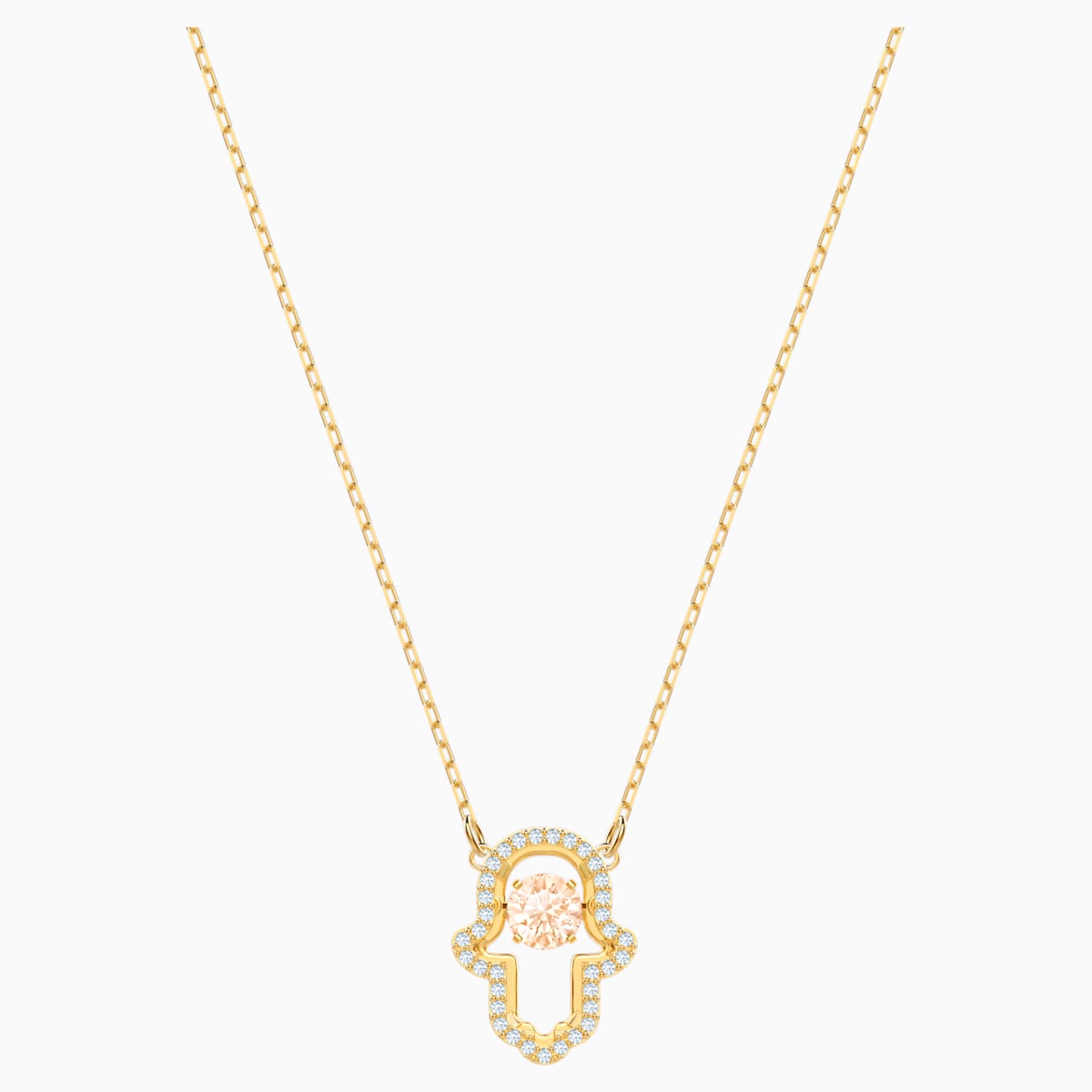 Swarovski Luckily Necklace, Multi-colored, Gold-tone Plated 5448612