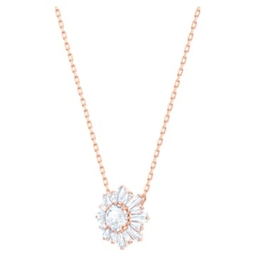 Swarovski Sunshine pendant Sun, White, Rose-gold tone plated 5451376