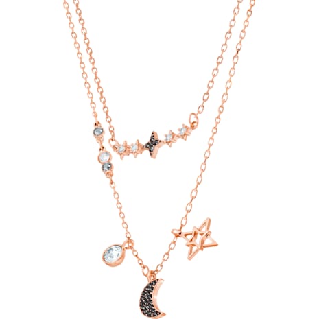 Swarovski Symbolic Moon Necklace Set, Multi-colored, Mixed Plating 5273290