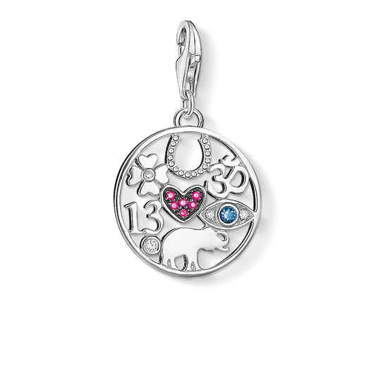Thomas Sabo Sterling Silver & Cubic Zirconia Lucky Symbol Charm 1250-773-7