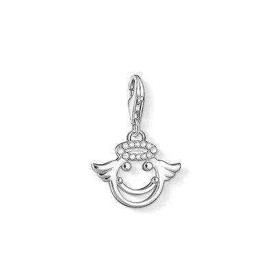 Thomas Sabo Sterling Silver & Cubic Zirconia Angel Charm 1225-051-14