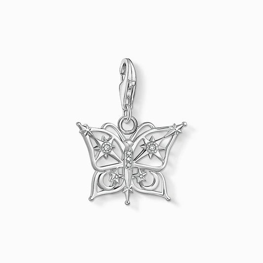Thomas Sabo Sterling Silver & Cubic Zirconia Butterfly Charm 1852-051-14
