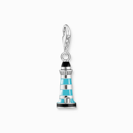 Thomas Sabo Charm Pendant Turquoise Lighthouse Silver 1995-007-7
