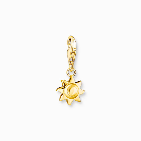 Thomas Sabo Charm Pendant Sun Gold Plated 2024-413-39