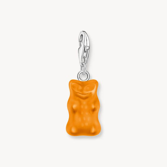 Thomas Sabo HARIBO Sterling Silver Charm Pendant Goldbears In Orange 2185-017-8