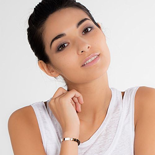 Thomas Sabo Silver & Tiger's Eye Love Bridge Bracelet LBA0014-045-2-L17.5 & LBA0014-045-2-L18.5