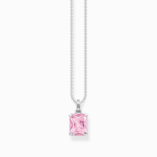Thomas Sabo Necklace With Pink Stone Silver KE1964-051-9-L45