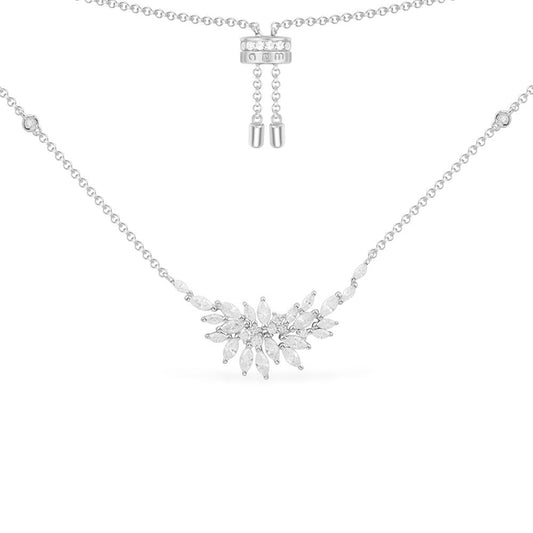 APM Adjustable Festival Necklace Silver AC5711OX