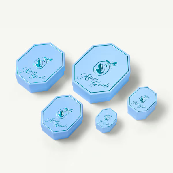 Ariana Grande x Swarovski pendant Crystal pearl, Round cut, Flower, White, Rhodium plated 5755817