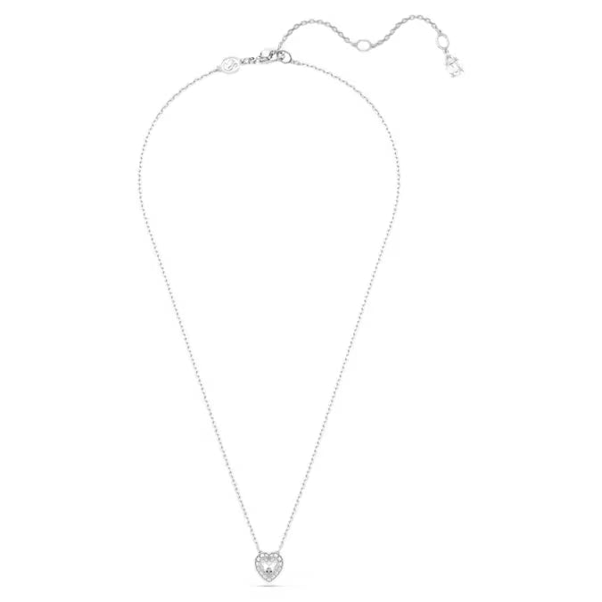 Swarovski Ariana Grande x Swarovski pendant Mixed cuts, Heart, White, Rhodium plated 5720852