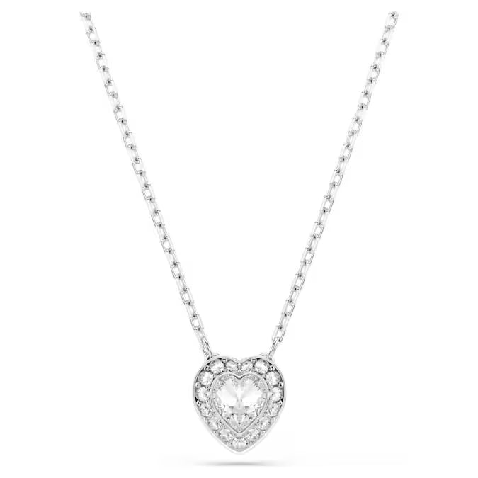 Swarovski Ariana Grande x Swarovski Set Mixed Cuts, Heart, White, Rhodium Plated 5720849