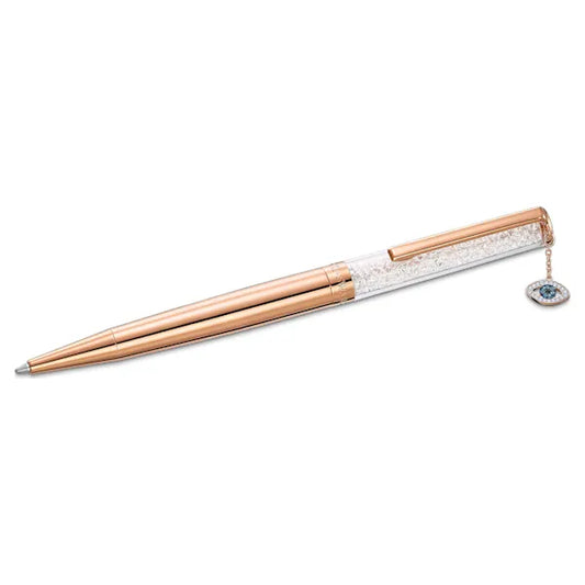 Swarovski Crystalline ballpoint pen Evil eye, Rose gold tone, Rose gold-tone plated 5553337