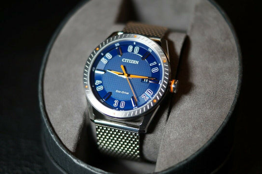 Citizen Eco Drive Blue Dial Men's Watch BM6990-55L