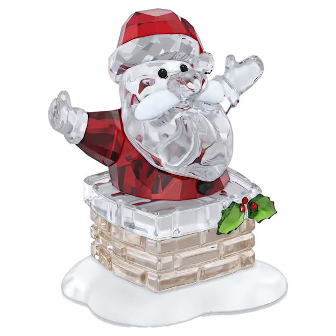 Swarovski Holiday Cheers Santa Claus and Chimney 5701507