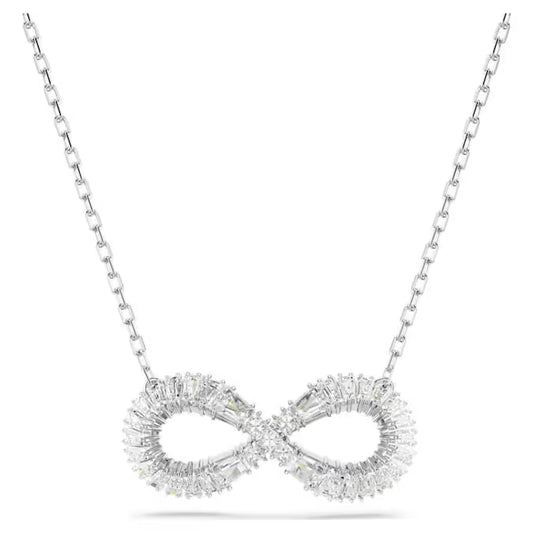 Swarovski Hyperbola Pendant Infinity, White, Rhodium Plated 5679434