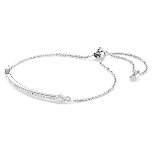 Swarovski Idyllia Bracelet Mixed cuts, Arrow, White, Rhodium plated 5741523