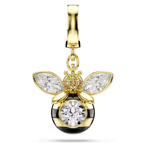 Swarovski Idyllia Charm Mixed Cuts, Bee, Multicoloured, 18k Gold-Plated finish 5743132