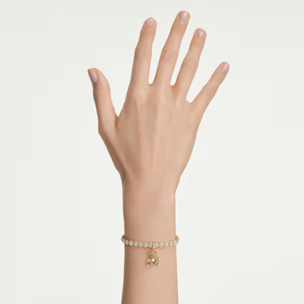 Swarovski Idyllia Charm Mixed Cuts, Teddy, 18k Gold-Plated finish 5743147