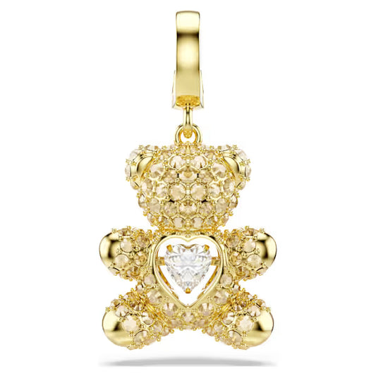 Swarovski Idyllia Charm Mixed Cuts, Teddy, 18k Gold-Plated finish 5743147