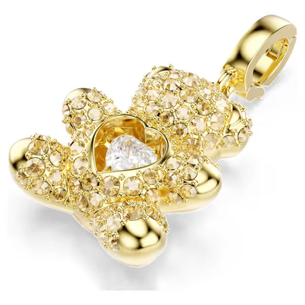 Swarovski Idyllia Charm Mixed Cuts, Teddy, 18k Gold-Plated finish 5743147