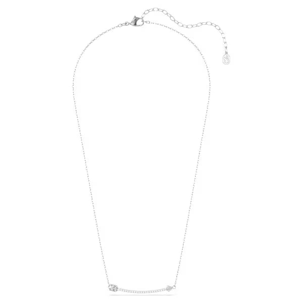 Swarovski Necklace Idyllia Pendant Mixed Cuts, Arrow, White, Rhodium Plated 5737293