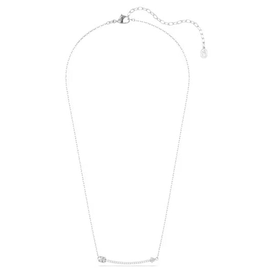 Swarovski Necklace Idyllia Pendant Mixed Cuts, Arrow, White, Rhodium Plated 5737293