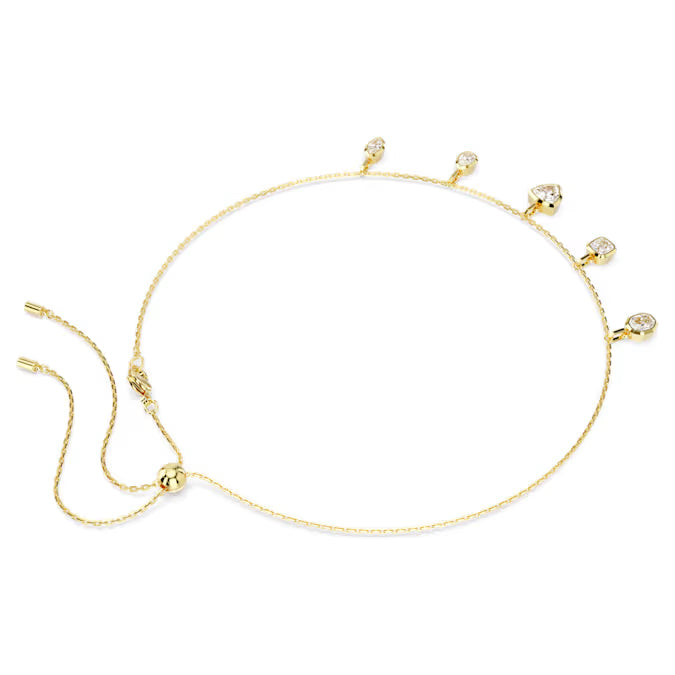 Swarovski Imber Necklace Mixed Cuts, White, Gold-Tone Plated 5705463