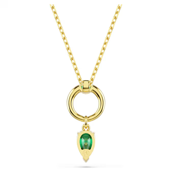 Swarovski Mesmera Pendant Mixed Cuts, Green, Gold-Tone Plated 5732484
